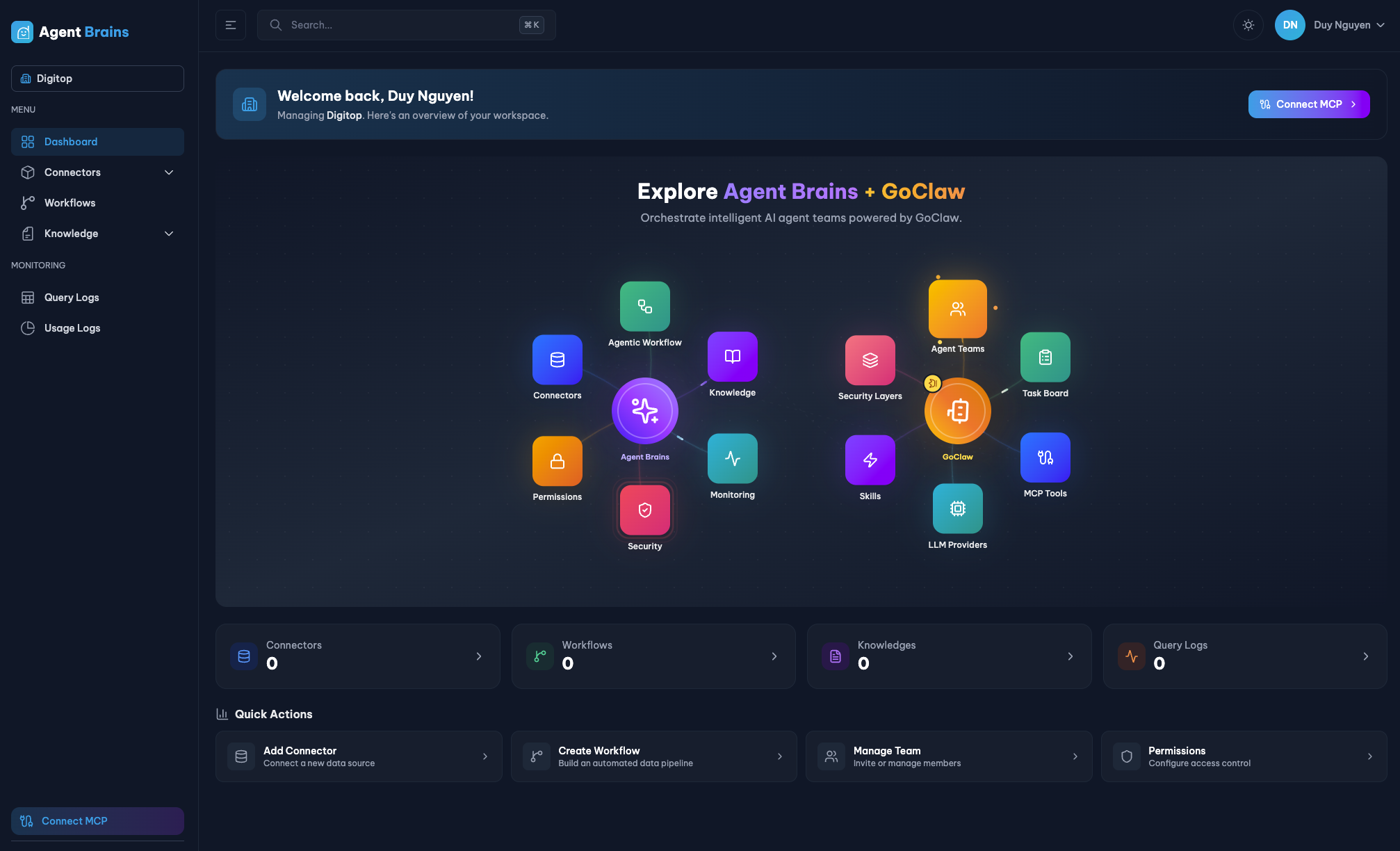 AgentBrain Dashboard